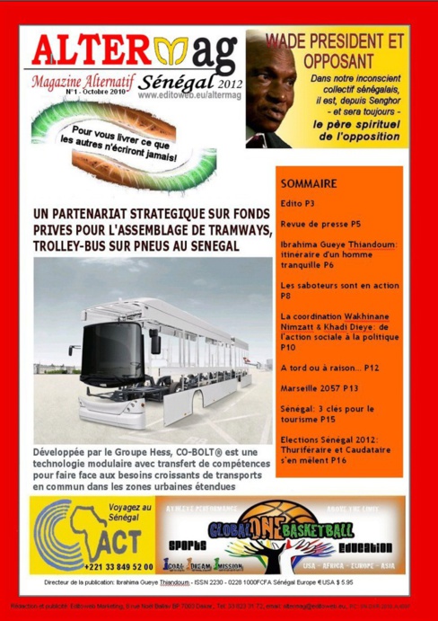 Le N° 1 d'ALTERMAG chez votre marchand de Journaux en Octobre 2010 