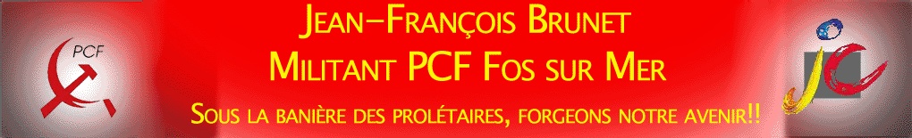 Jean François Brunet Militant PCF Fos sur Mer