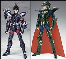 Saint Seiya Hades - Myth Cloth Siegfried Alpha et Syd de Mizar Dzeta (Asgard Warriors)