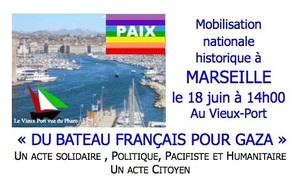 Ils mentent ! Le bateau français sera dans la Flotille de la Liberté !