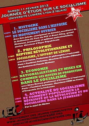 MJCF 69 : Journée sur le socialisme