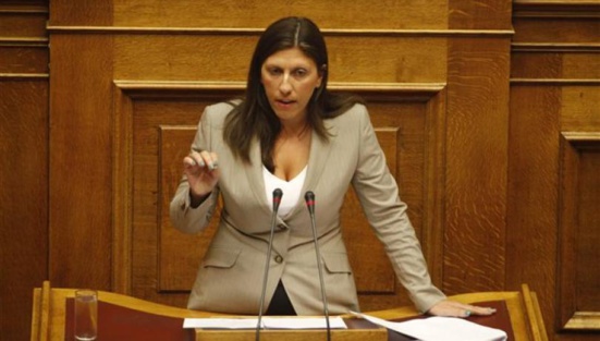 "Puisque les créanciers continuent leur chantage, on ne peut pas parler de choix" (Zoé Konstantopoulou)