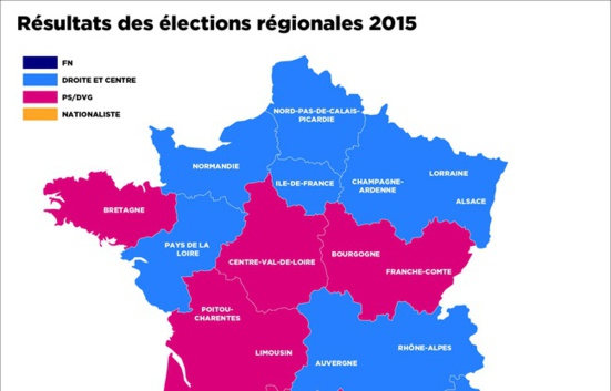 Résultats dans les régions où il n'y aura plus d'élus communistes (partiels) Résultats dans les régions où il n'y aura plus d'élus communistes (partiels)