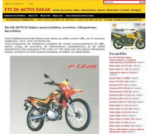 Ets DK MOTOS Dakar Ets DK MOTOS Dakar