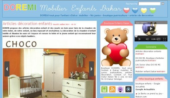 Sortir à Dakar: Visitez DOREMI Boutique tout pour Bébé