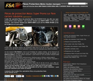 Sortir à Dakar: FSA Pièces Protections Motos Sortir à Dakar: FSA Pièces Protections Motos