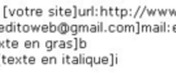 Communiqué de presse: détail de l'offre