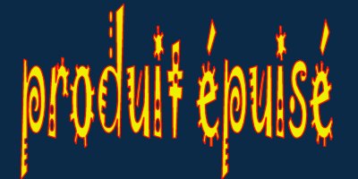 produit épuisé produit épuisé