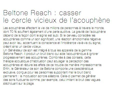 Beltone "Reach"
