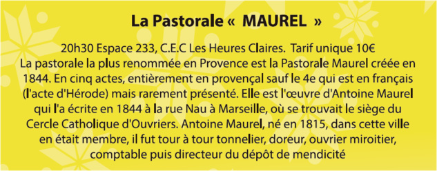 La pastorale Maurel La pastorale Maurel