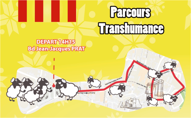 Le grand défilé de la transhumance Le grand défilé de la transhumance