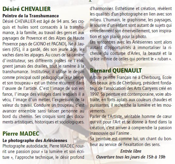 EXPOSITION MIREIO et le pastoralisme