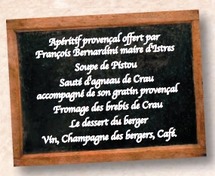 REPAS DES BERGERS REPAS DES BERGERS