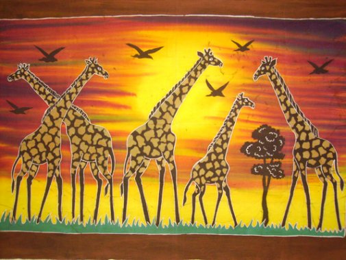 art africain girafe
