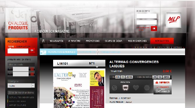 Le magazine est dans les kiosques