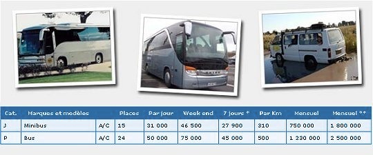 MINIBUS ET BUS