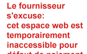 Espace web temporrairement inaccessible