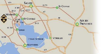 Plan d'accés du Domaine