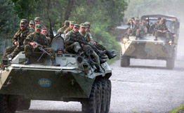 L'armée géorgienne est en déroute, la paix est proche