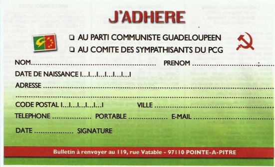L'économie coloniale, la France et l’UE ciblées par les communistes guadeloupéens (PCG)