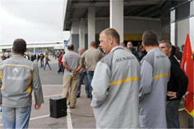 Réaction du PCF après la visite mouvementée de Sarkozy à l’usine en grève de Renault Sandouville