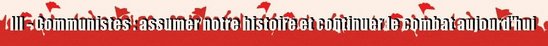 Le texte unitaire d'opposition au texte de la direction pour le 34° congrès du PCF