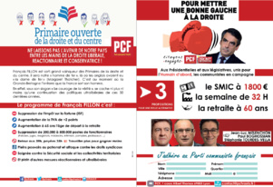 Notre tract "Fillon/élections" Notre tract "Fillon/élections"