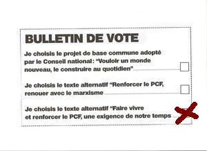 34è Congrès du PCF: le choix ultime