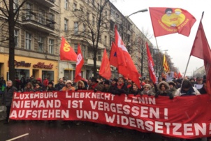 Nombreux furent ceux qui rendirent hommage à Rosa Luxembourg et à Karl Liebknecht