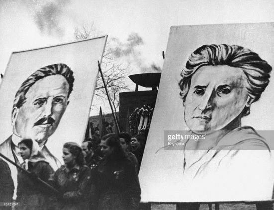 Nombreux furent ceux qui rendirent hommage à Rosa Luxembourg et à Karl Liebknecht