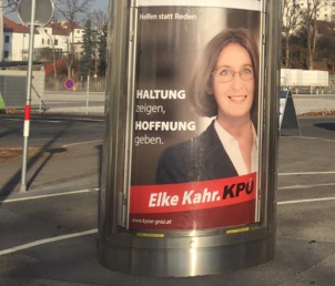 Les communistes (KPÖ) remportent 20,34% des voix à Graz (Autriche)