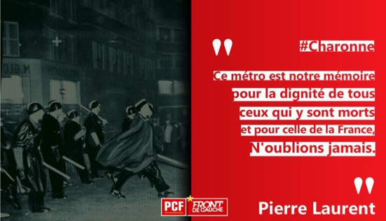 Ne jamais oublier le massacre du métro Charonne du 8 février 1962 Ne jamais oublier le massacre du métro Charonne du 8 février 1962