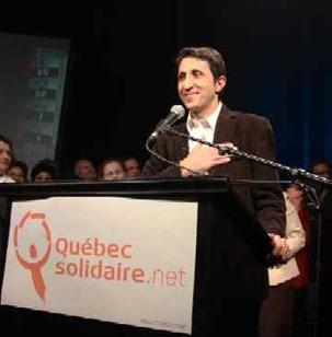 Le Quebec fait entrer pour la première fois un député, soutenu par le Parti Communiste, dans son Assemblée