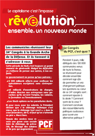 Congrès du PCF : le texte d'orientation largement adopté