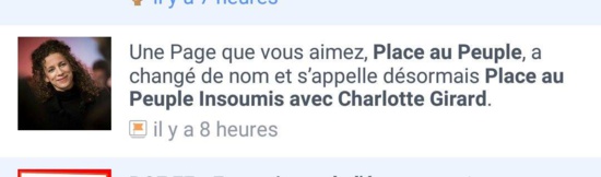 Quand les pages Facebook du Front de Gauche deviennent celles de la France insoumise