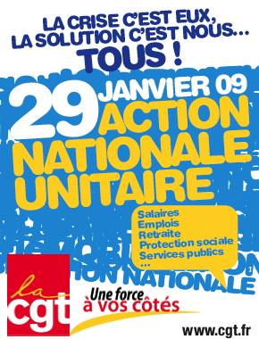 Journée de grèves et de manifestations interprofessionnelles du 29 janvier 2009