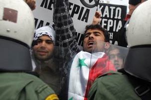 Manifestations de soutien aux Palestiniens en Grèce