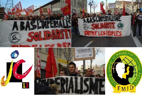 Les Jeunes Communistes des Bouches du Rhône au côté du peuple Palestinien
