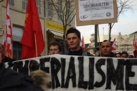 Les Jeunes Communistes des Bouches du Rhône au côté du peuple Palestinien