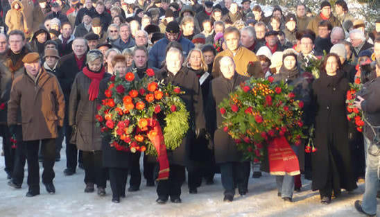 Rosa Luxemburg et Karl Liebknecht héros en Allemagne