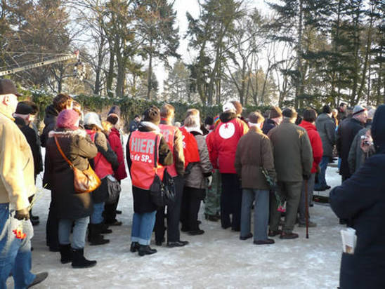 Rosa Luxemburg et Karl Liebknecht héros en Allemagne