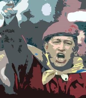 Hugo Chavez héros en Palestine