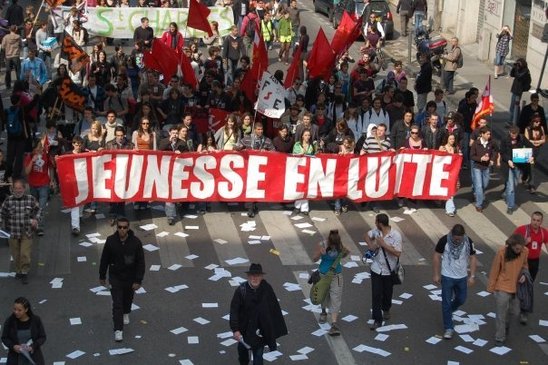 Cortège de la Jeunesse Communiste