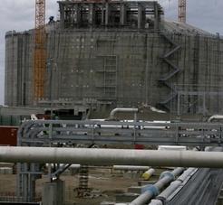 Le personnel du terminal méthanier GDF-Suez de Fos-sur-Mer en grève