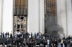 Troubles en Moldavie: les communistes dénoncent une tentative de coup d'Etat Troubles en Moldavie: les communistes dénoncent une tentative de coup d'Etat