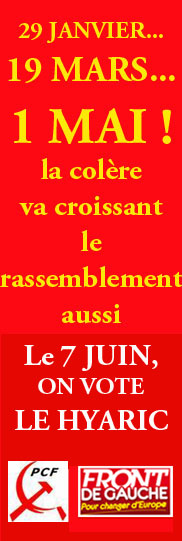 Européennes: 6% pour le Front de Gauche