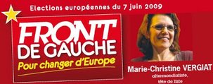 Circonscription Sud-Est : Marie-Christine Vergiat élue Députée européen