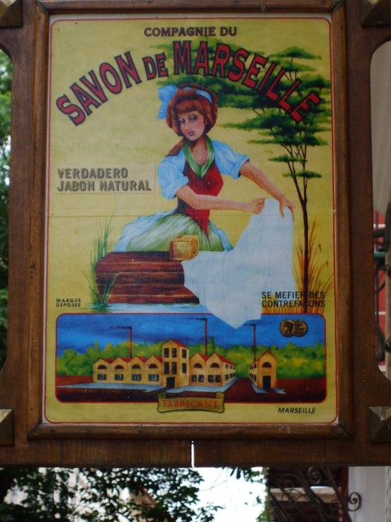 même là bas le savon de Marseille est connu