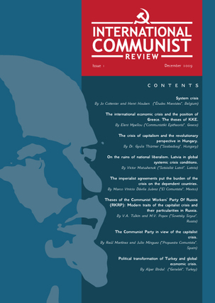 Editorial du Premier Numero de la “Revue Communiste Internationale”