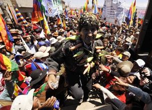Bolivie : large victoire électorale d’Evo Morales et du Socialisme